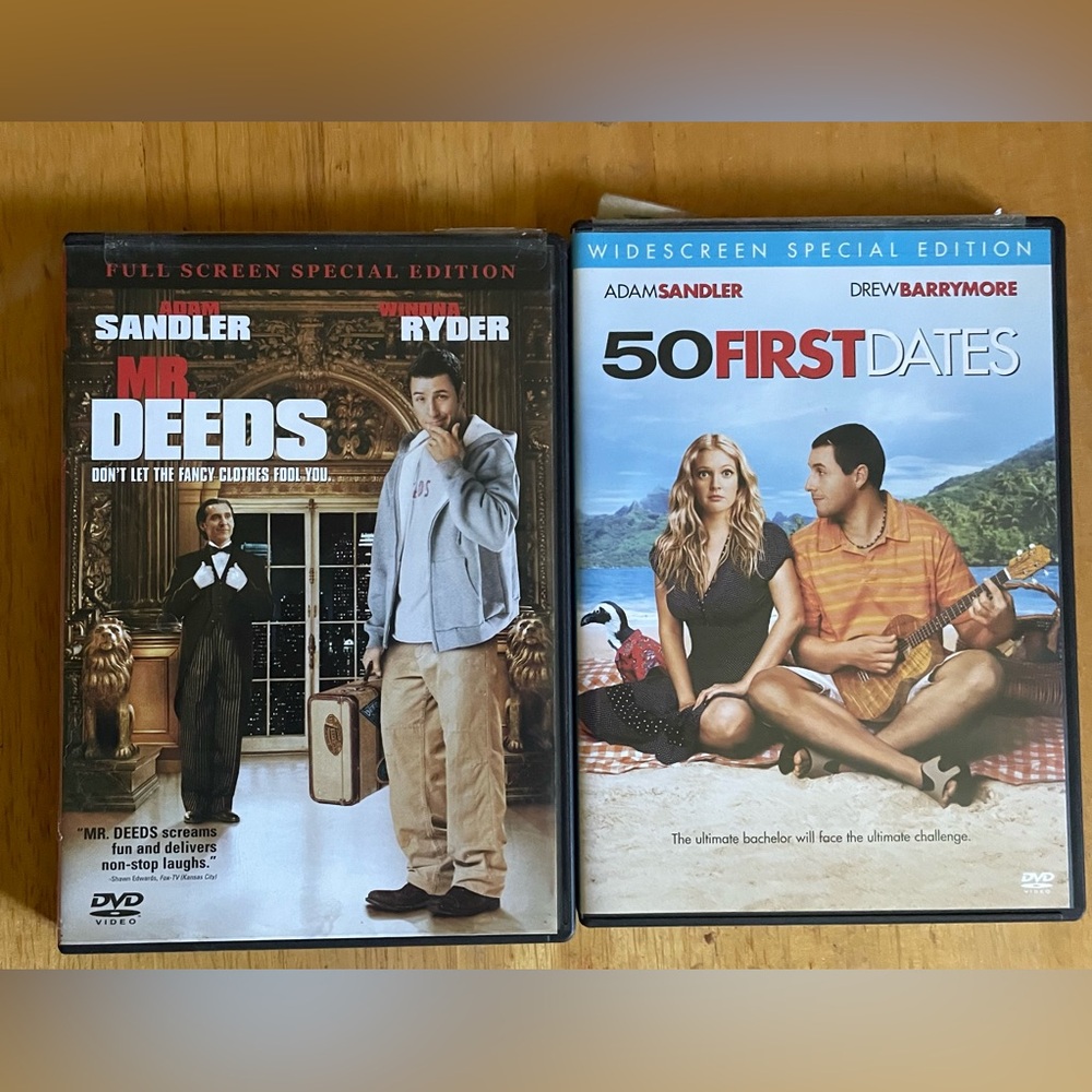 Columbia Special Edition Adam Sandler DVD Collection GUC